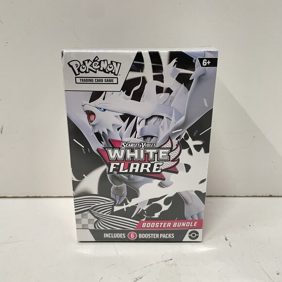 Pokemon TCG: Scarlet & Violet White Flare Factory Sealed Booster Bundle Box - Picture 1 of 3